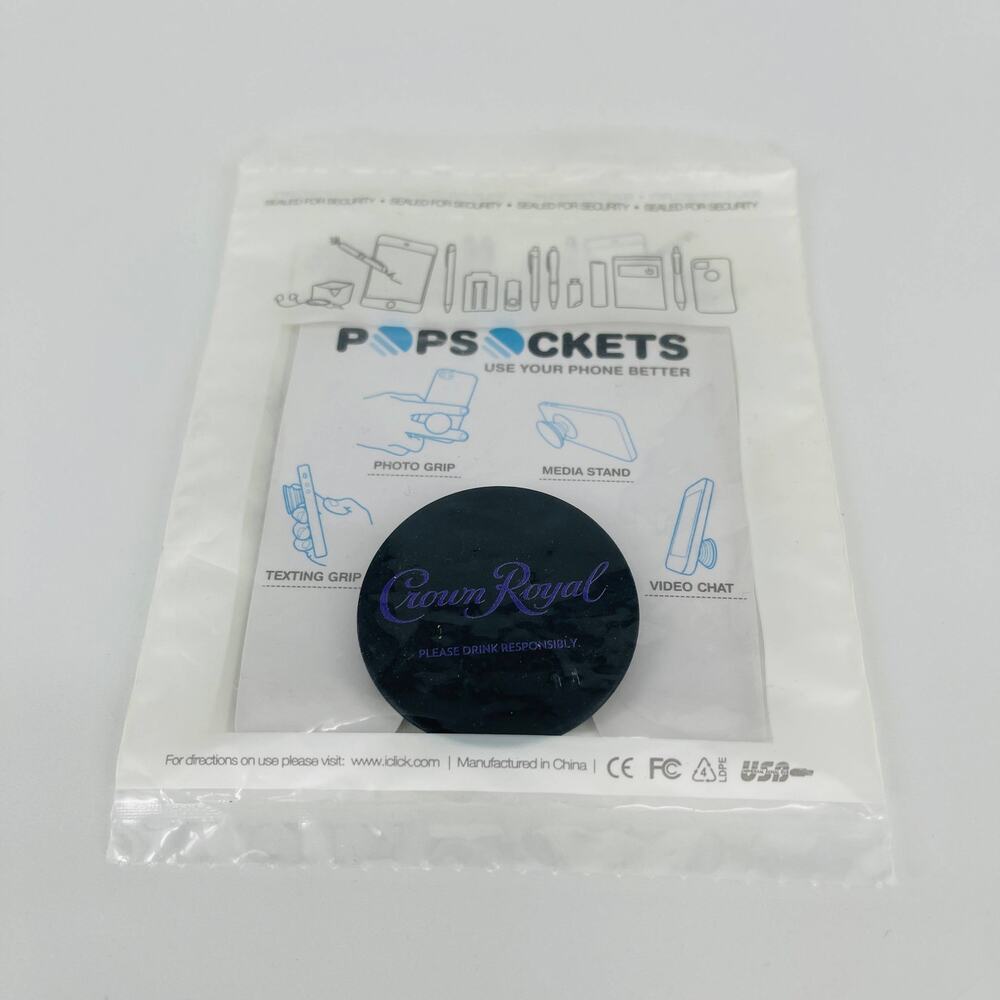 Popsockets Cell Phone Grip and Stand - Crown Royal - NWT